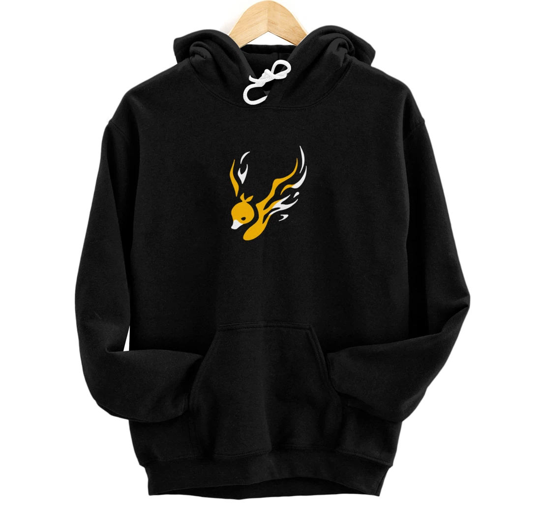 White-Phoenix-Duck-Quackity-Shop-Planet-Duck-Merch Pullover Hoodie