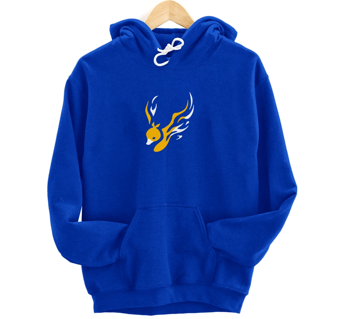 White-Phoenix-Duck-Quackity-Shop-Planet-Duck-Merch Pullover Hoodie