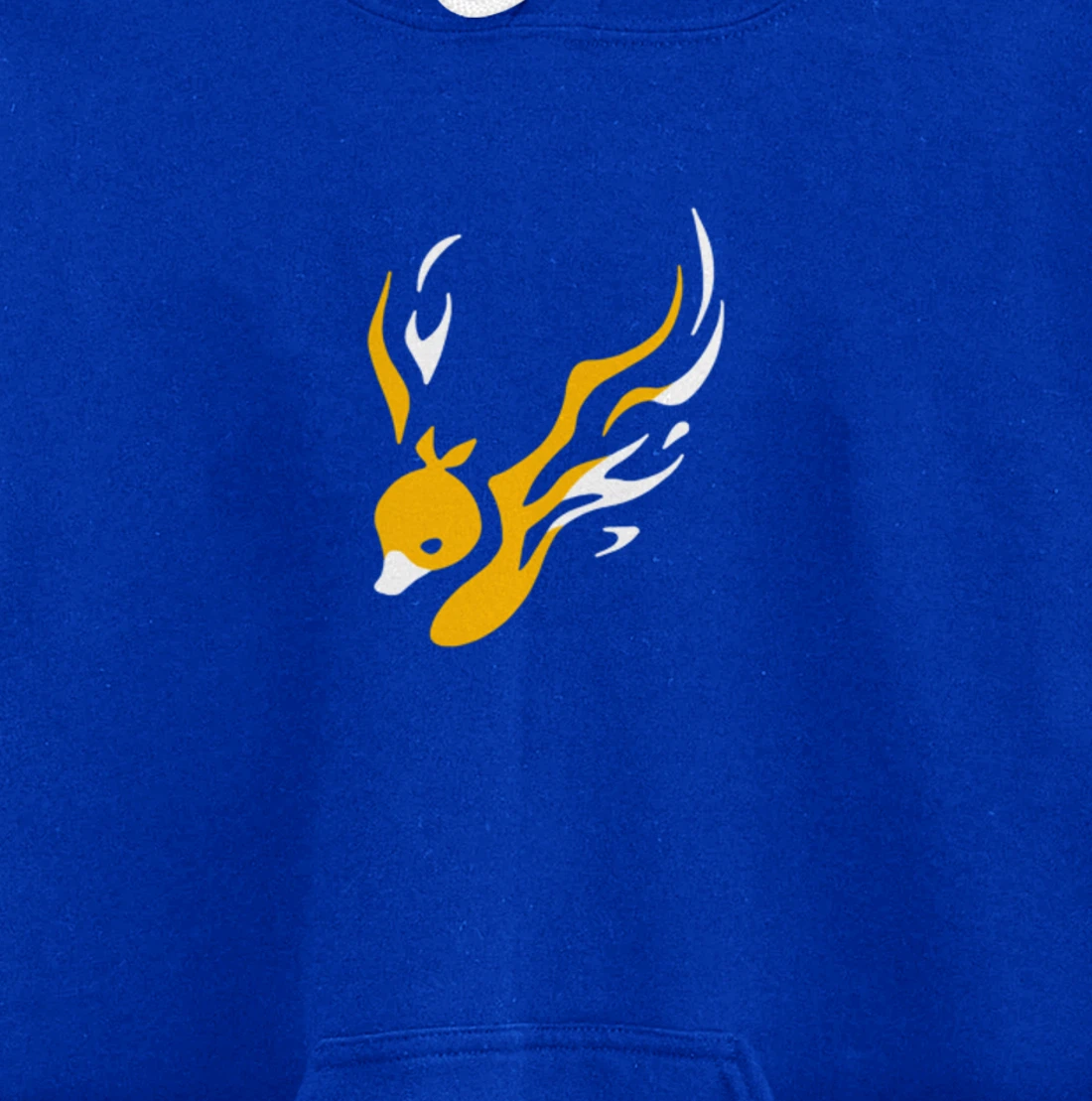 White-Phoenix-Duck-Quackity-Shop-Planet-Duck-Merch Pullover Hoodie