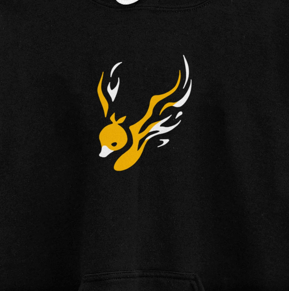 White-Phoenix-Duck-Quackity-Shop-Planet-Duck-Merch Pullover Hoodie