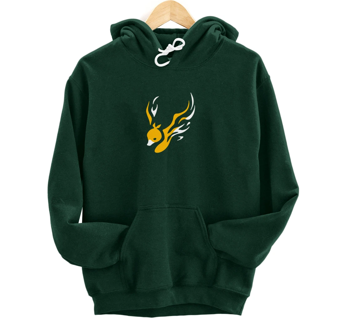 White-Phoenix-Duck-Quackity-Shop-Planet-Duck-Merch Pullover Hoodie