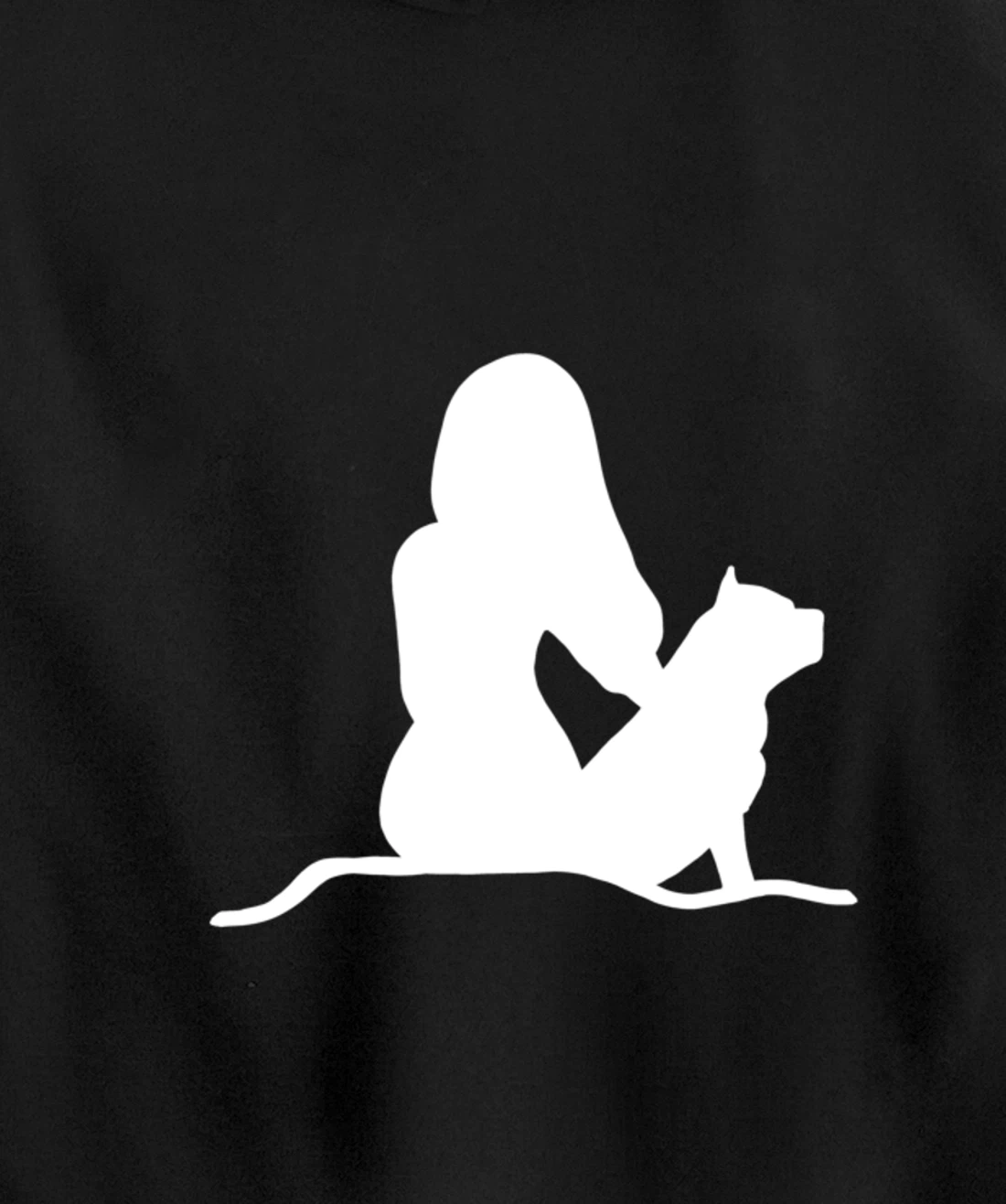 Pitbull Woman Pullover Hoodie