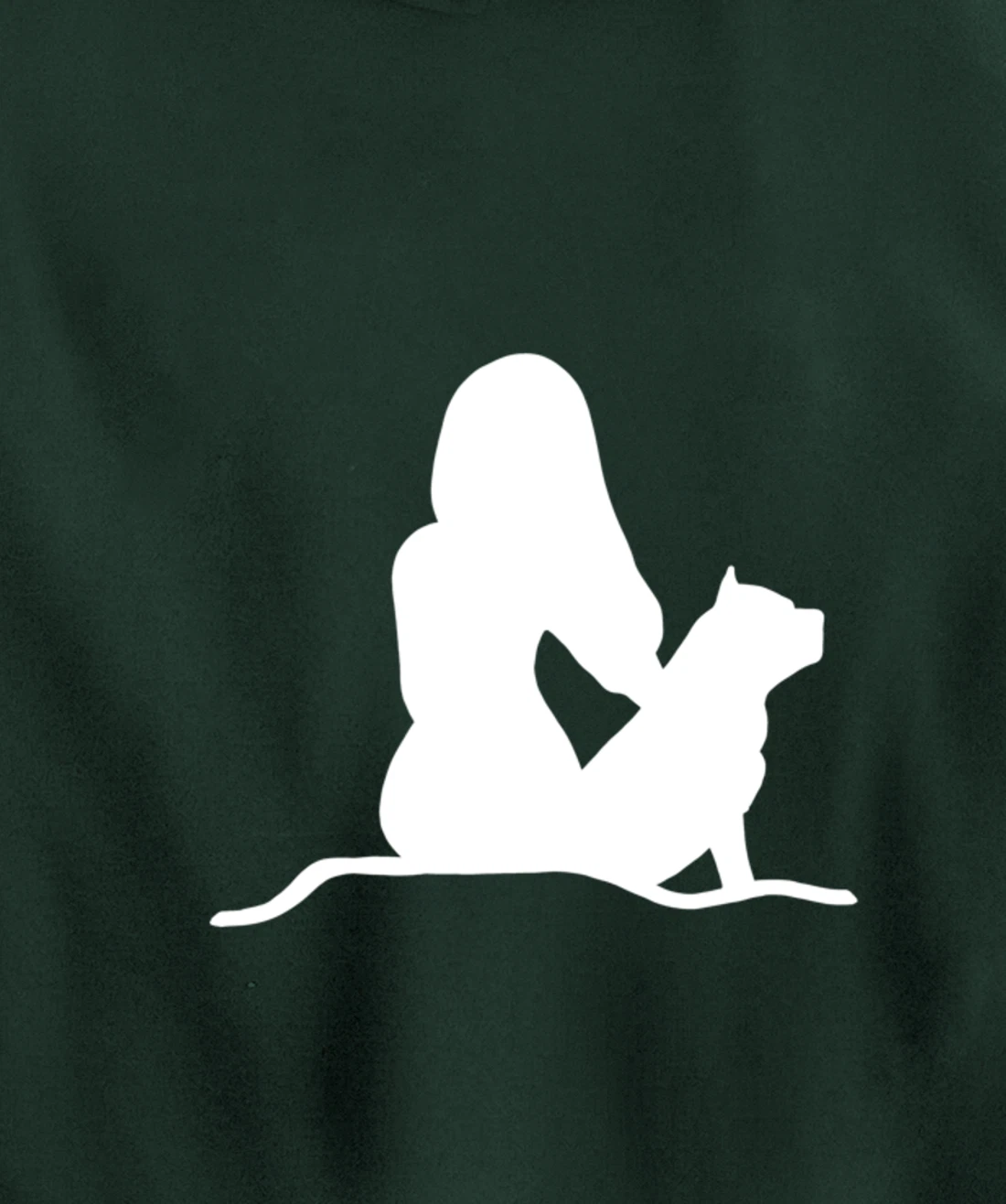 Pitbull Woman Pullover Hoodie