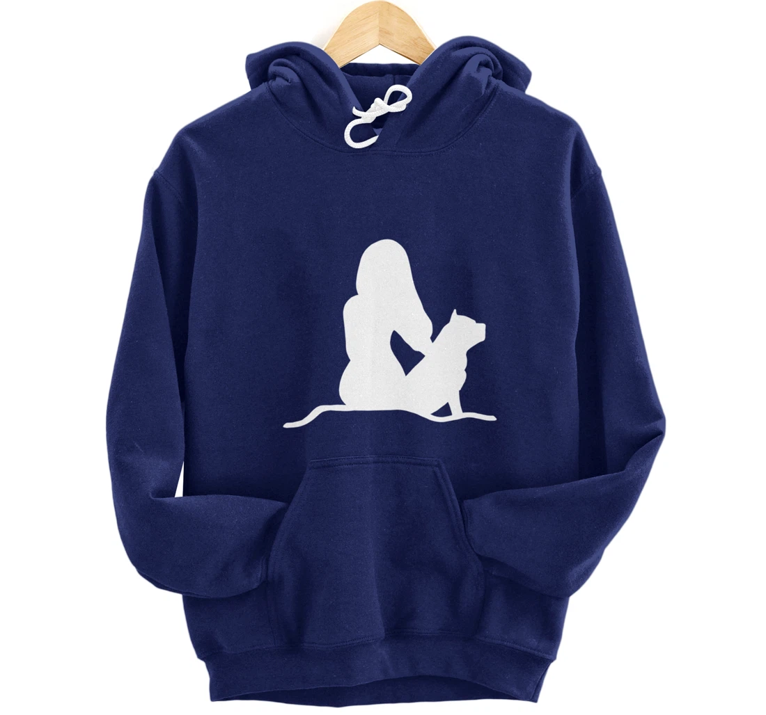Pitbull Woman Pullover Hoodie