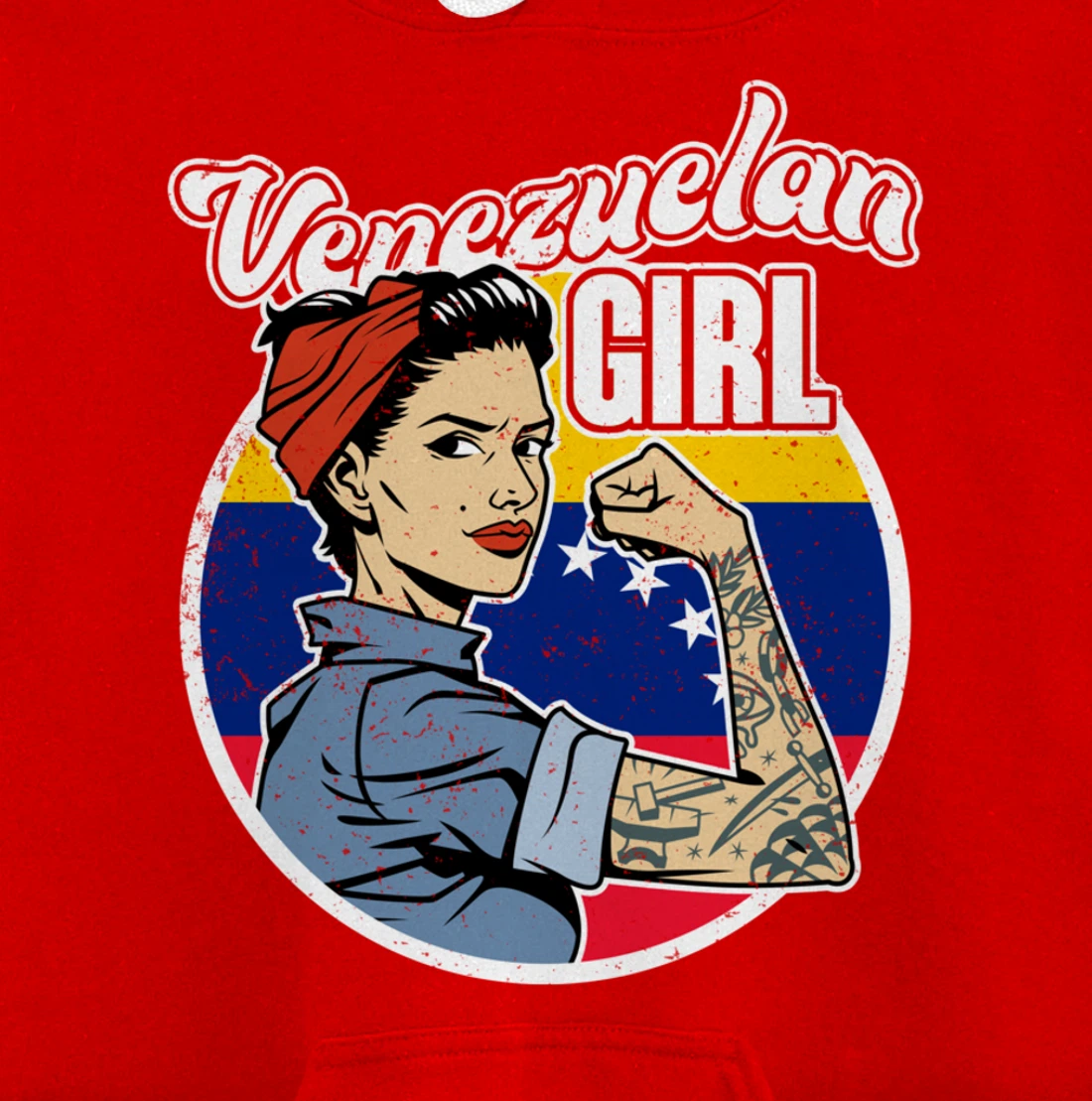 Proud Latina Women Girls Gift Venezuelan Girl Venezuela Pullover Hoodie