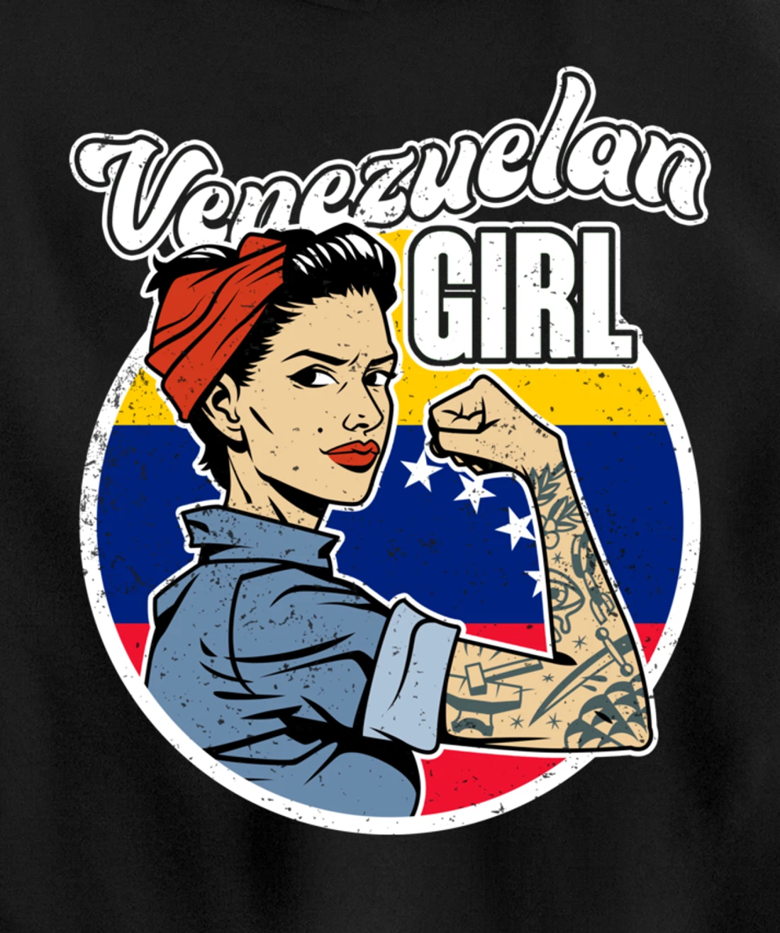 Proud Latina Women Girls Gift Venezuelan Girl Venezuela Pullover Hoodie