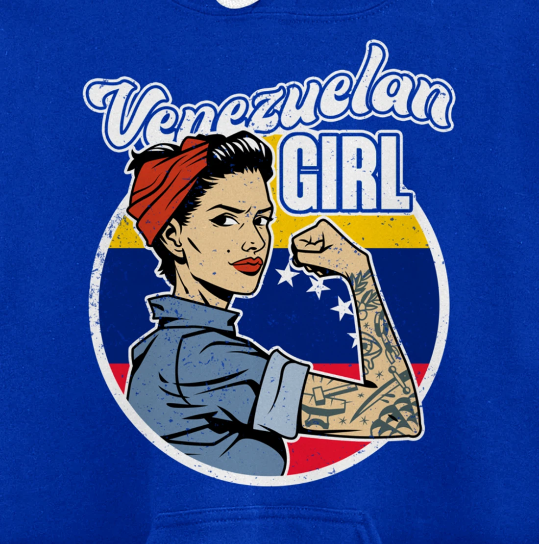 Proud Latina Women Girls Gift Venezuelan Girl Venezuela Pullover Hoodie