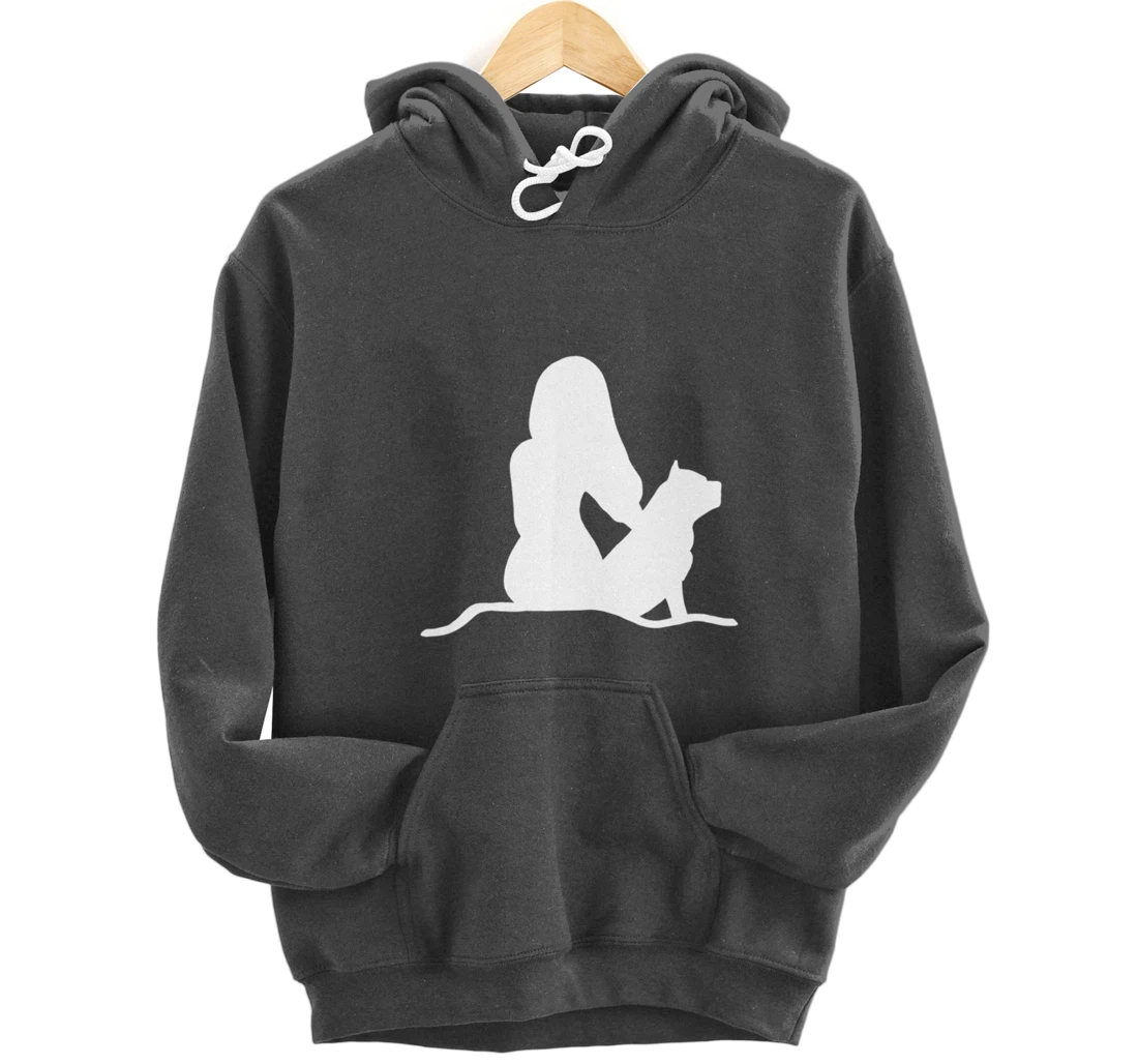 Pitbull Woman Pullover Hoodie
