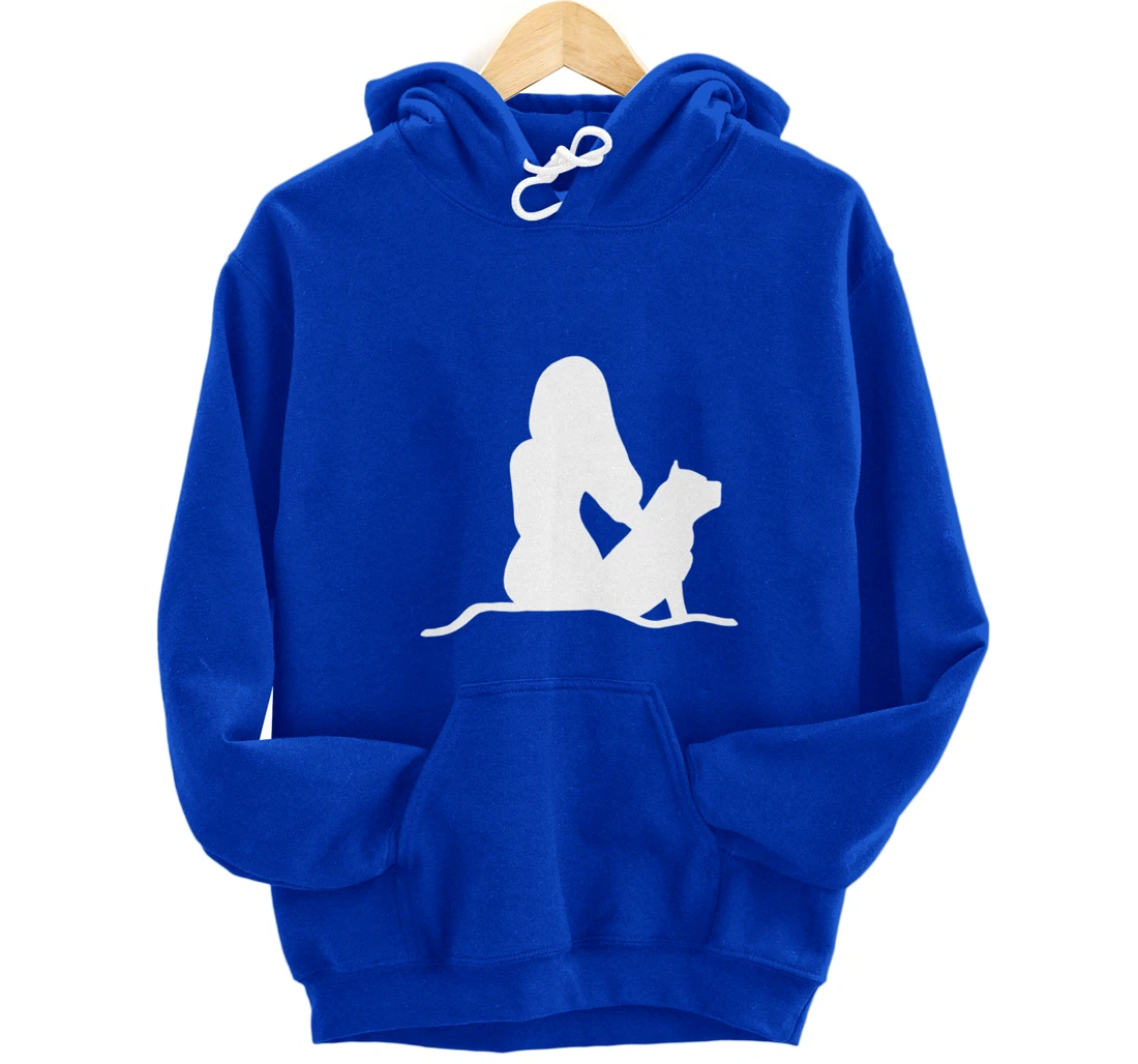 Pitbull Woman Pullover Hoodie