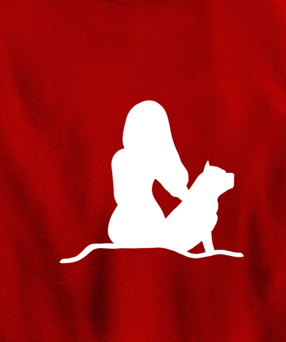 Pitbull Woman Pullover Hoodie