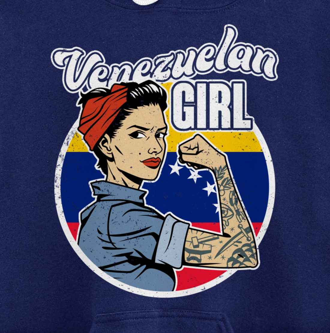 Proud Latina Women Girls Gift Venezuelan Girl Venezuela Pullover Hoodie