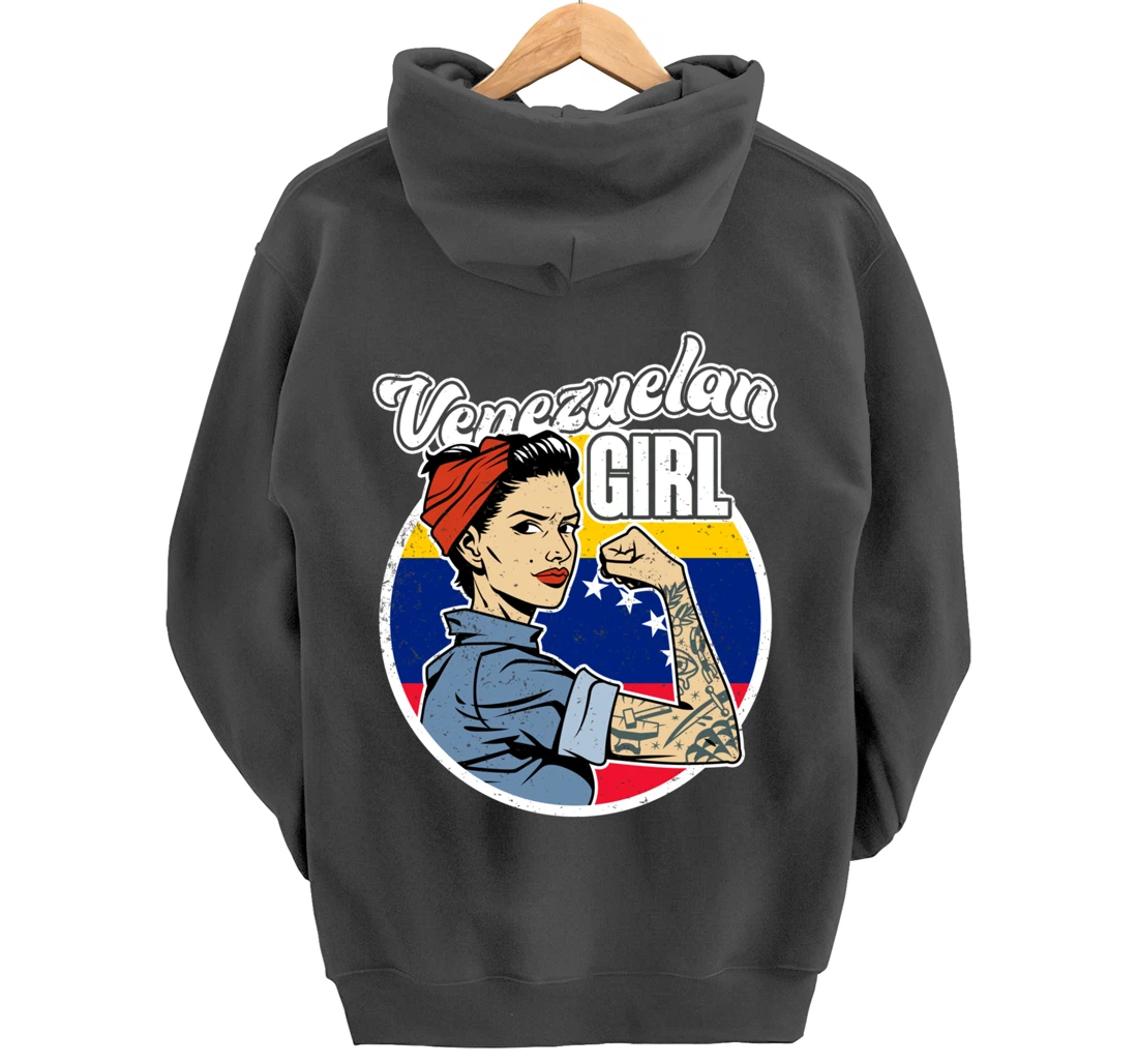 Proud Latina Women Girls Gift Venezuelan Girl Venezuela Pullover Hoodie