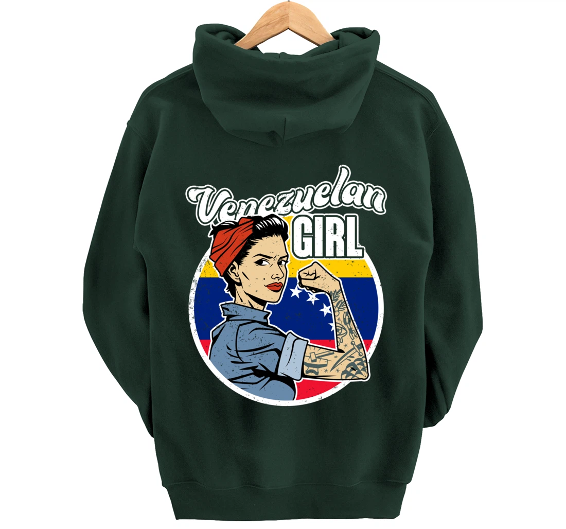 Proud Latina Women Girls Gift Venezuelan Girl Venezuela Pullover Hoodie