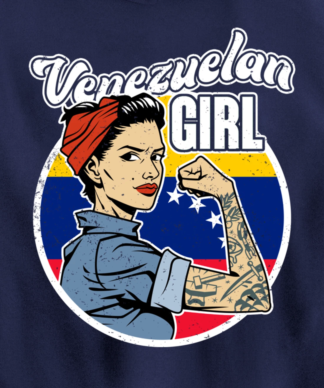 Proud Latina Women Girls Gift Venezuelan Girl Venezuela Pullover Hoodie