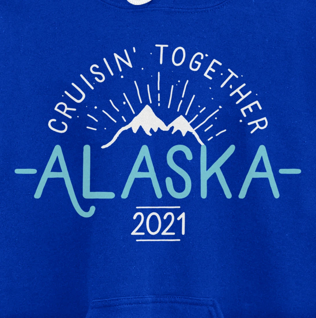 Matching Family Friends & Group Alaska Cruise 2021 Pullover Hoodie