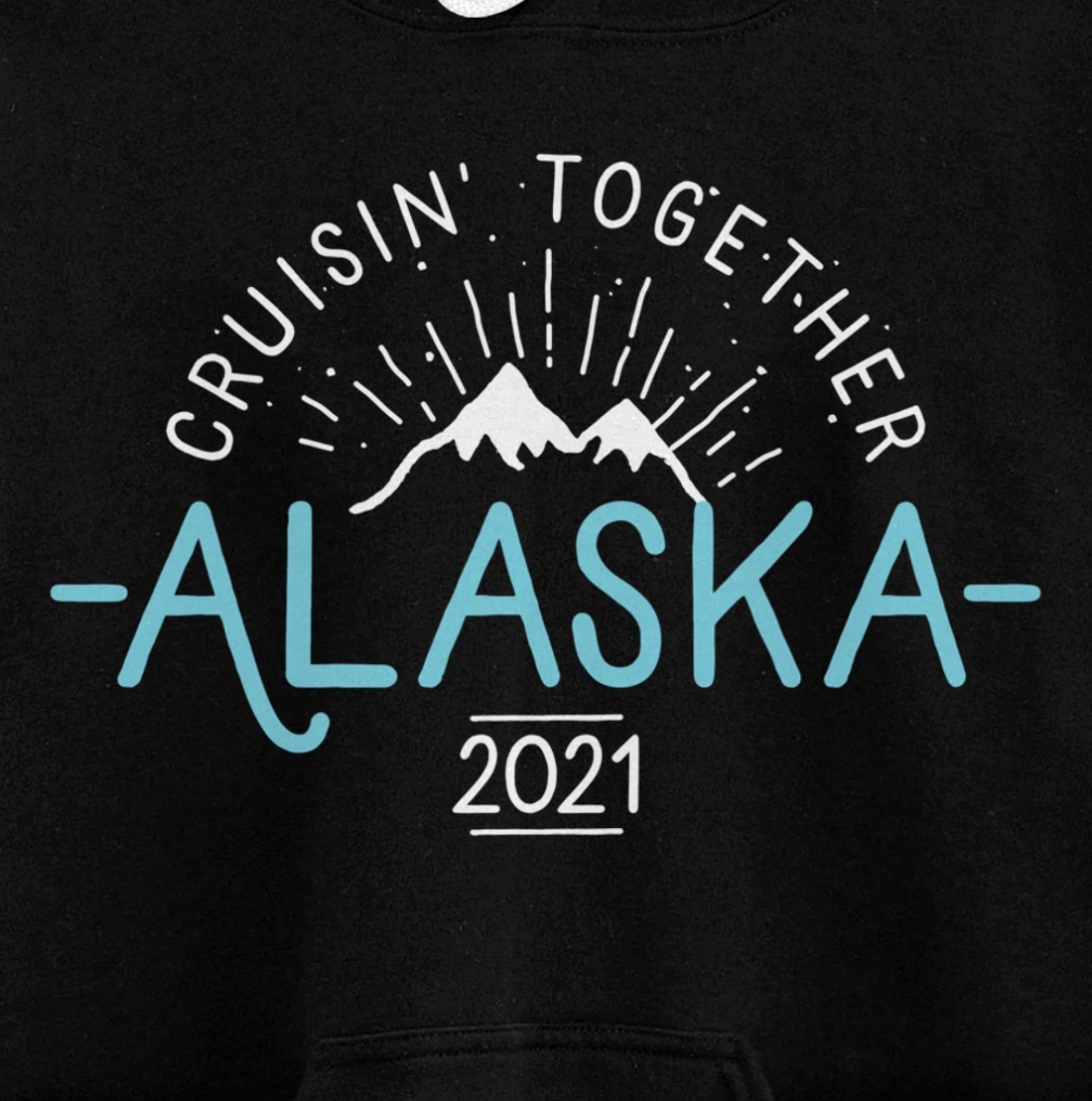 Matching Family Friends & Group Alaska Cruise 2021 Pullover Hoodie