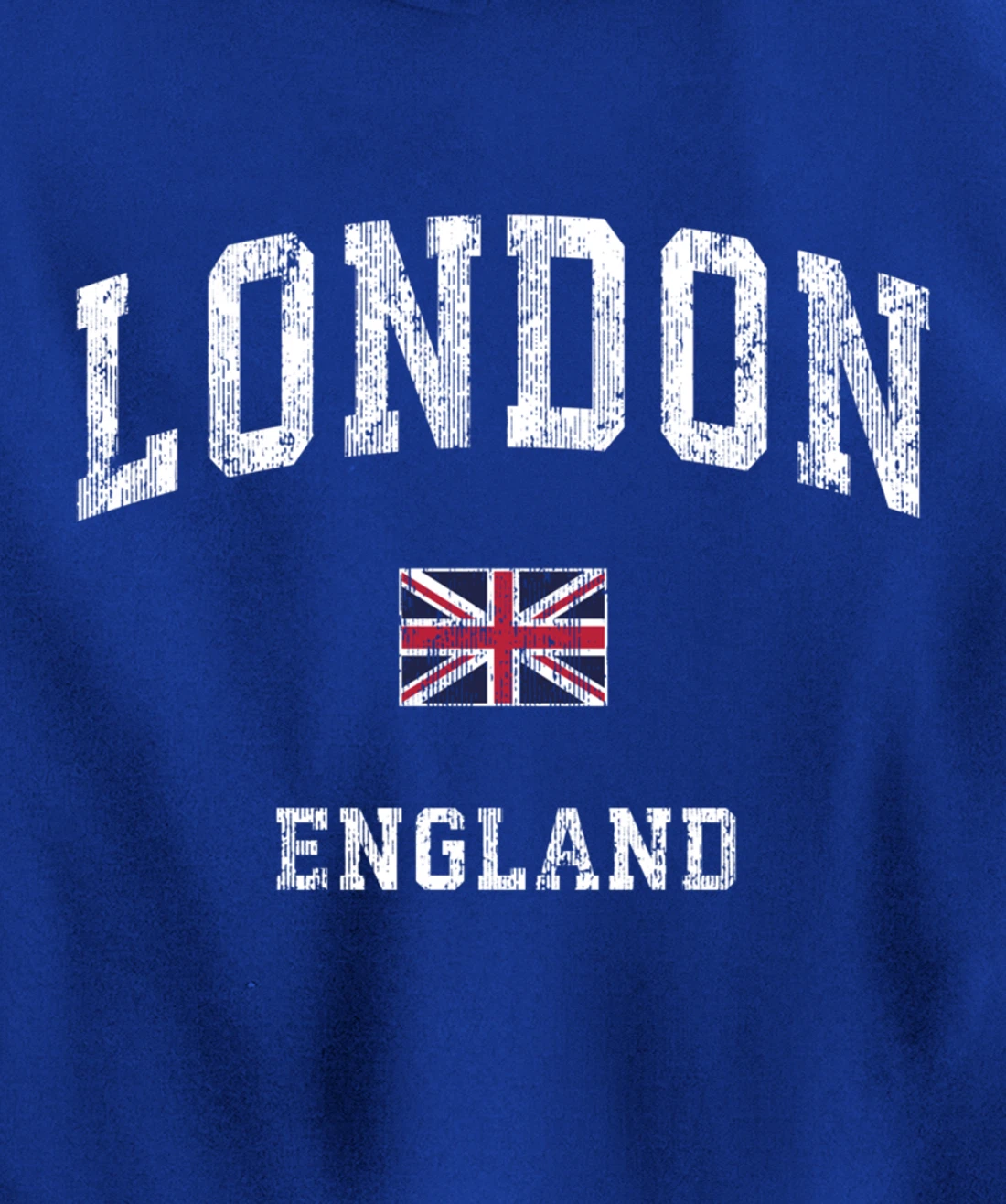 London England Vintage Athletic Sports Design Pullover Hoodie
