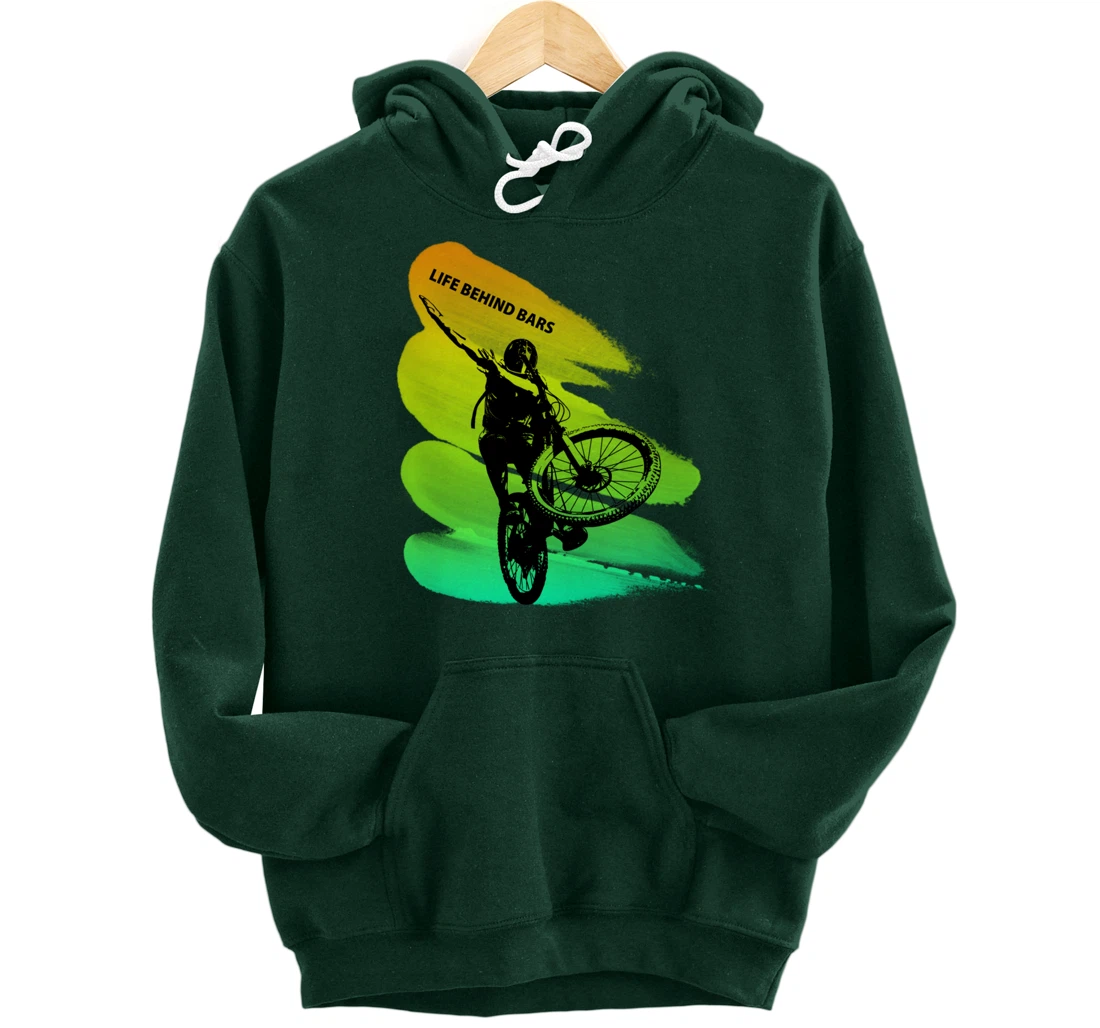 Dab bmx bike Gift idea for colouring dabbing & biking Lovers Pullover Hoodie