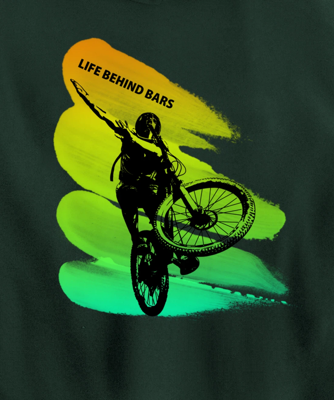 Dab bmx bike Gift idea for colouring dabbing & biking Lovers Pullover Hoodie