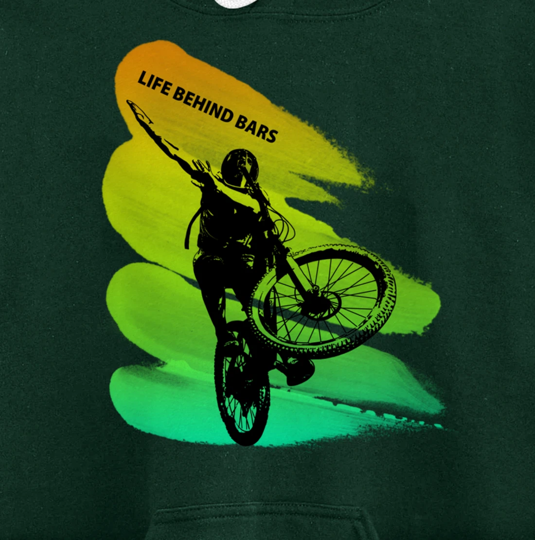 Dab bmx bike Gift idea for colouring dabbing & biking Lovers Pullover Hoodie