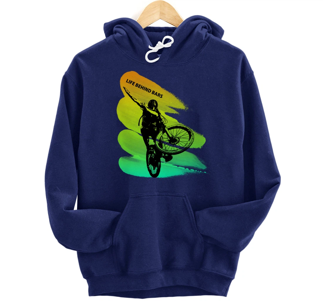 Dab bmx bike Gift idea for colouring dabbing & biking Lovers Pullover Hoodie