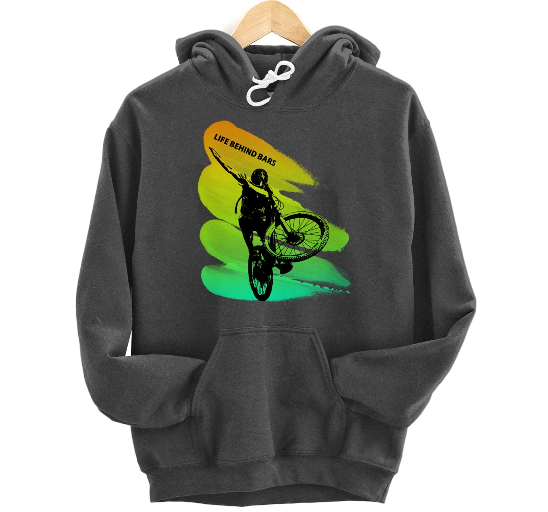Dab bmx bike Gift idea for colouring dabbing & biking Lovers Pullover Hoodie