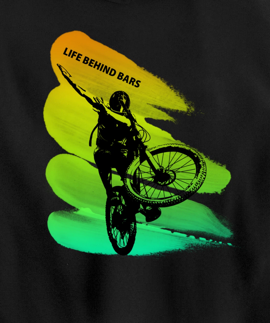 Dab bmx bike Gift idea for colouring dabbing & biking Lovers Pullover Hoodie