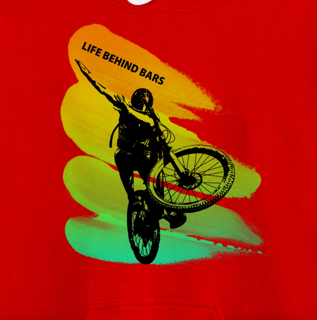 Dab bmx bike Gift idea for colouring dabbing & biking Lovers Pullover Hoodie