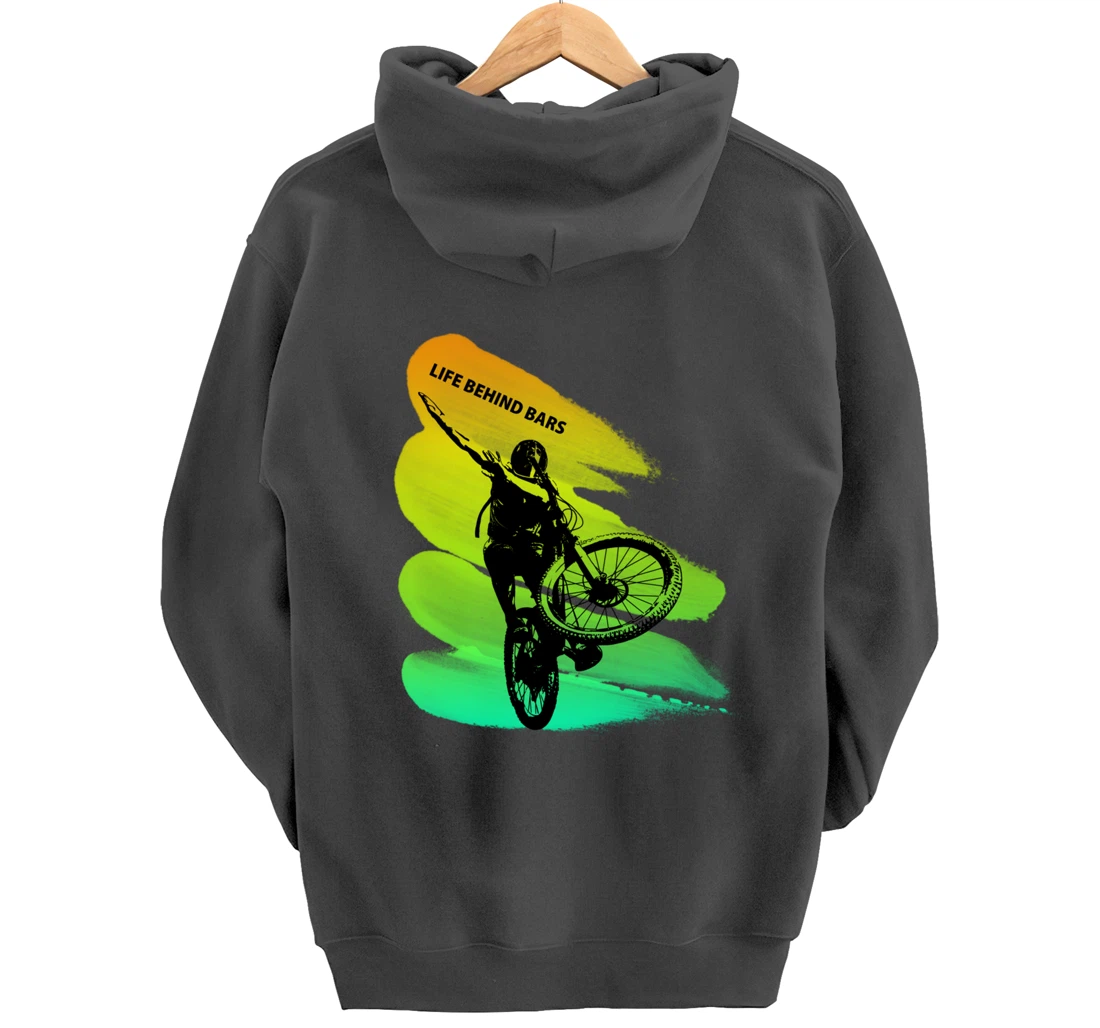 Dab bmx bike Gift idea for colouring dabbing & biking Lovers Pullover Hoodie