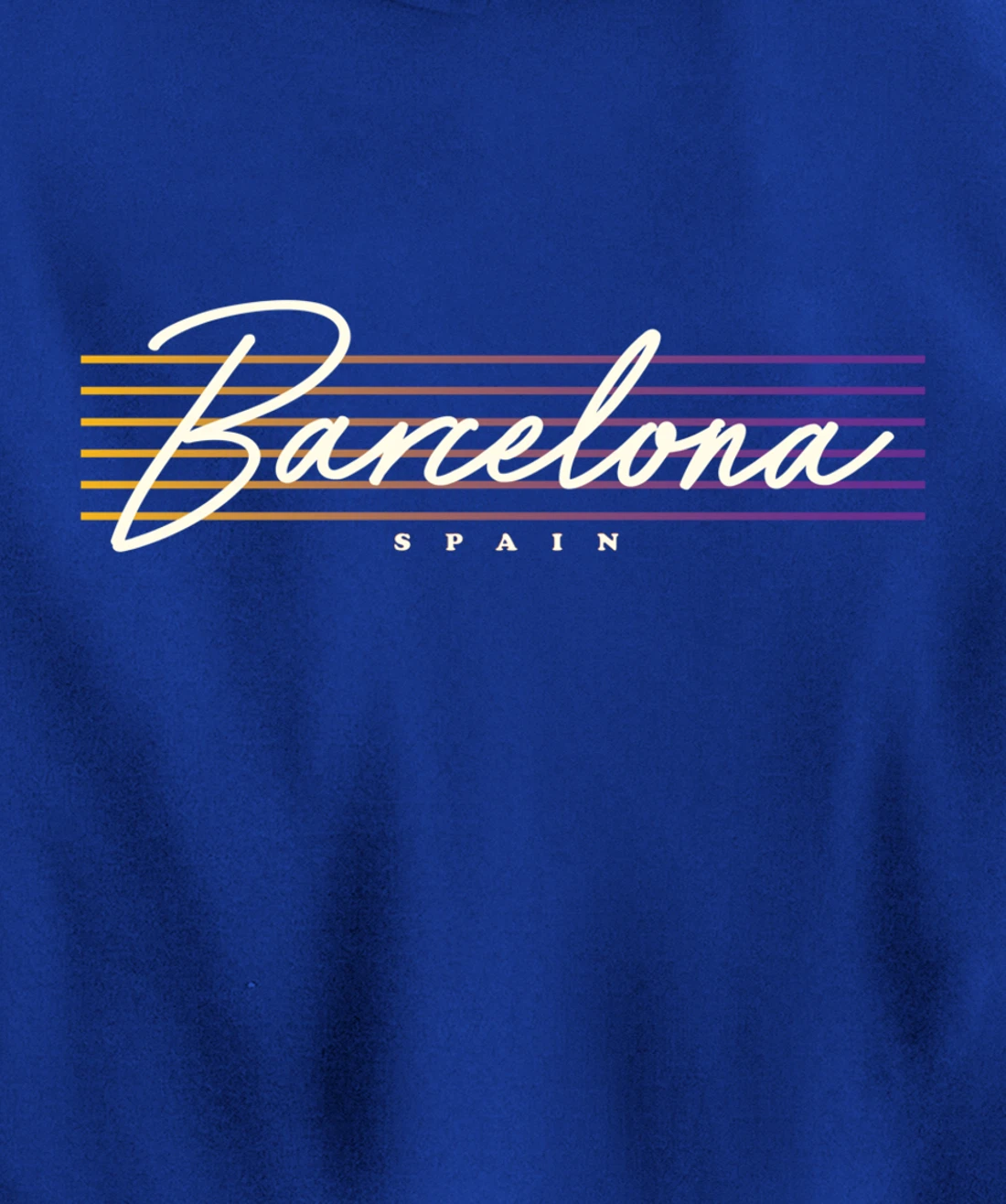Barcelona Souvenir Vintage Spain Pullover Hoodie