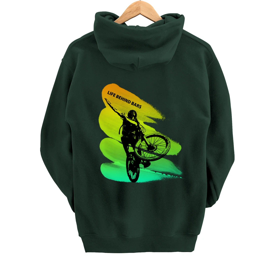 Dab bmx bike Gift idea for colouring dabbing & biking Lovers Pullover Hoodie