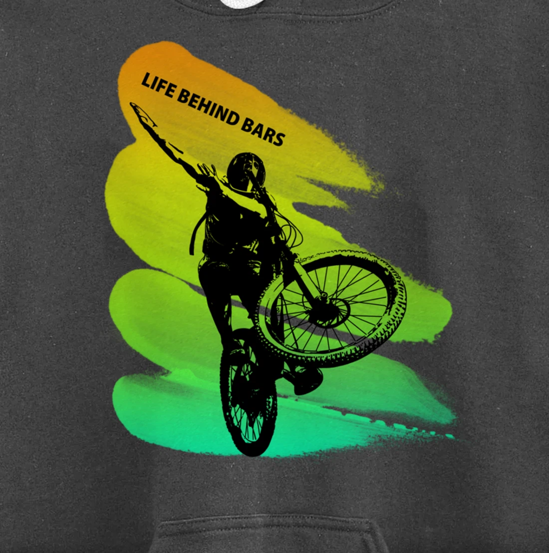 Dab bmx bike Gift idea for colouring dabbing & biking Lovers Pullover Hoodie