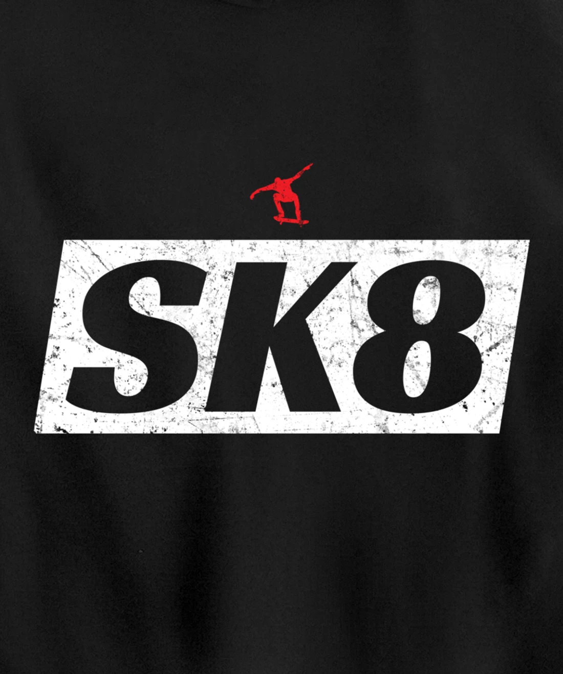 SK8 Skateboarder - Skater Gift Pullover Hoodie
