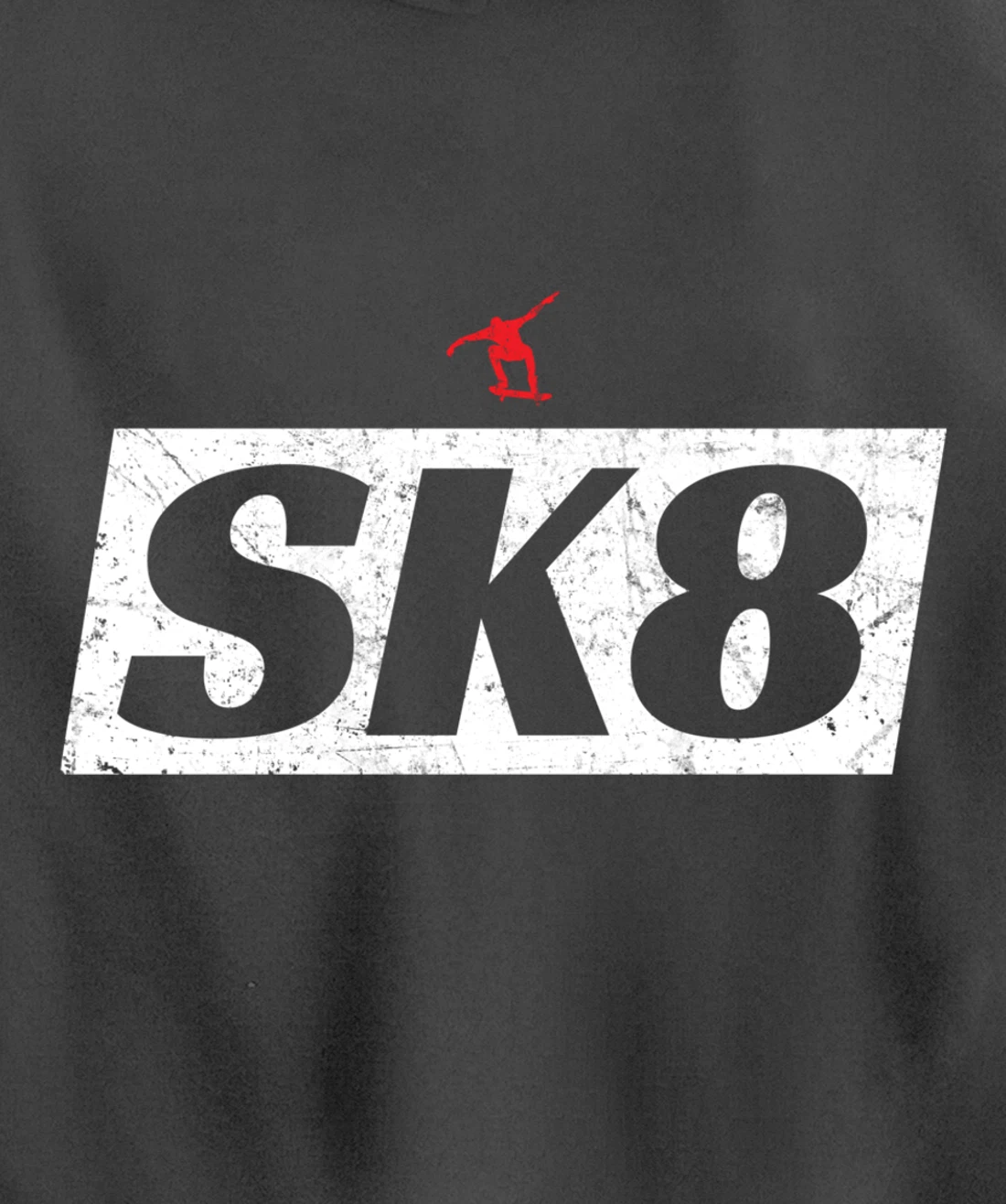 SK8 Skateboarder - Skater Gift Pullover Hoodie