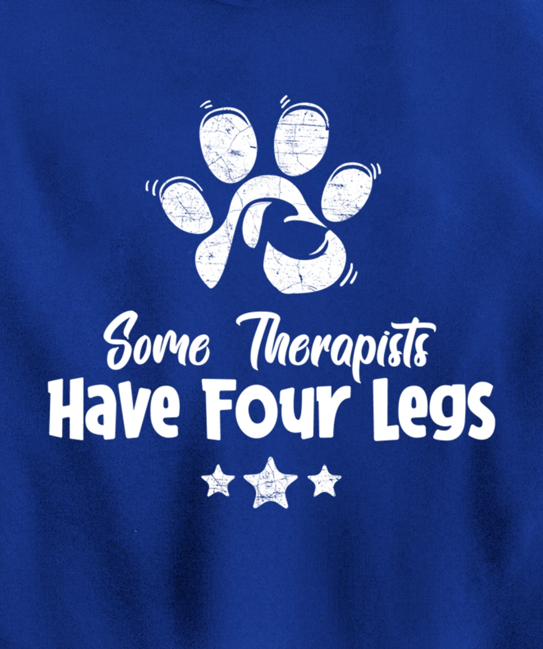 Some Therapists Have Four Legs - Dog Animal Lovers Fun Gift Pullover Hoodie