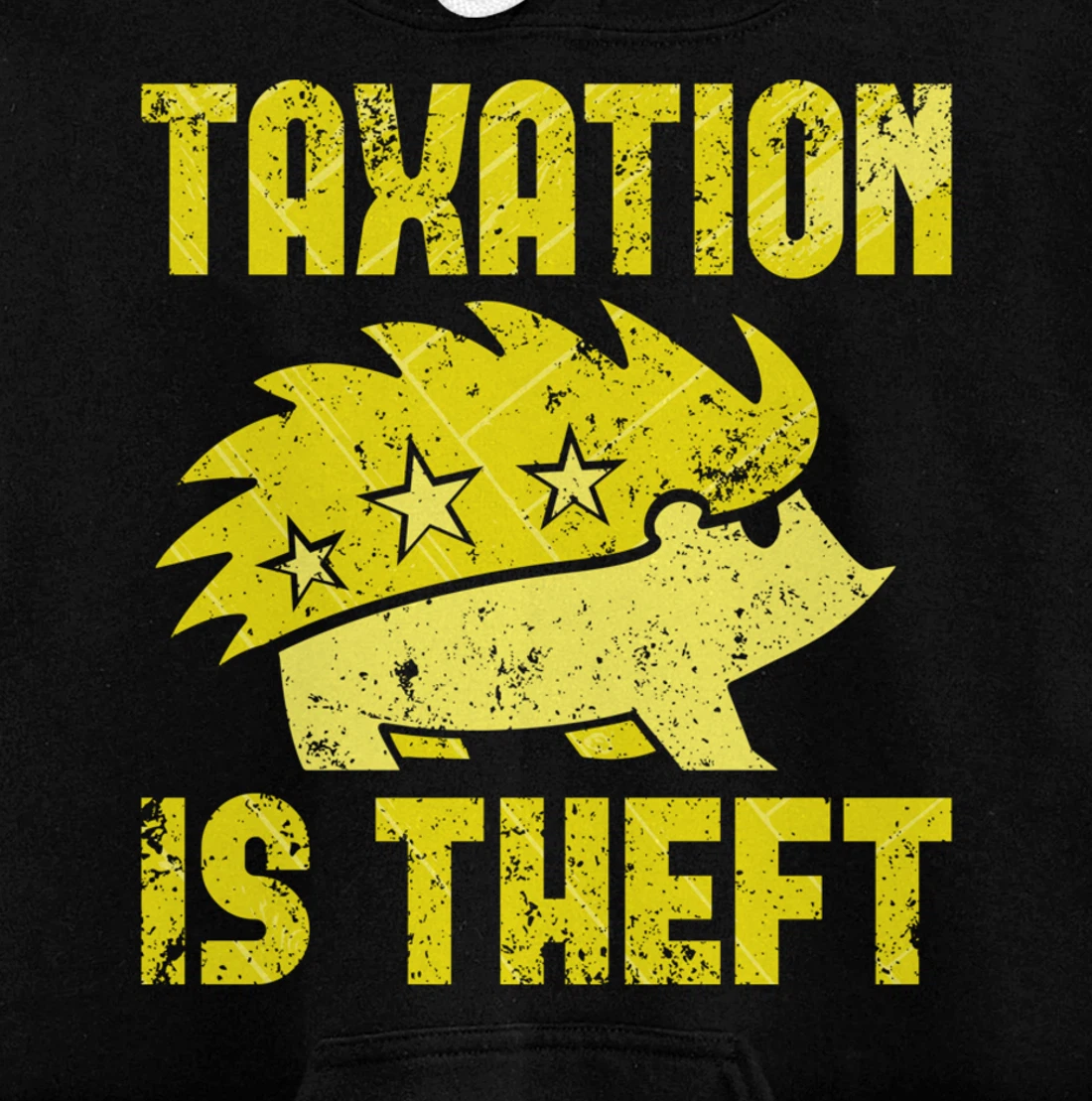 Taxation Is Theft Libertarian Anarcho Capitalism ANCAP Pullover Hoodie
