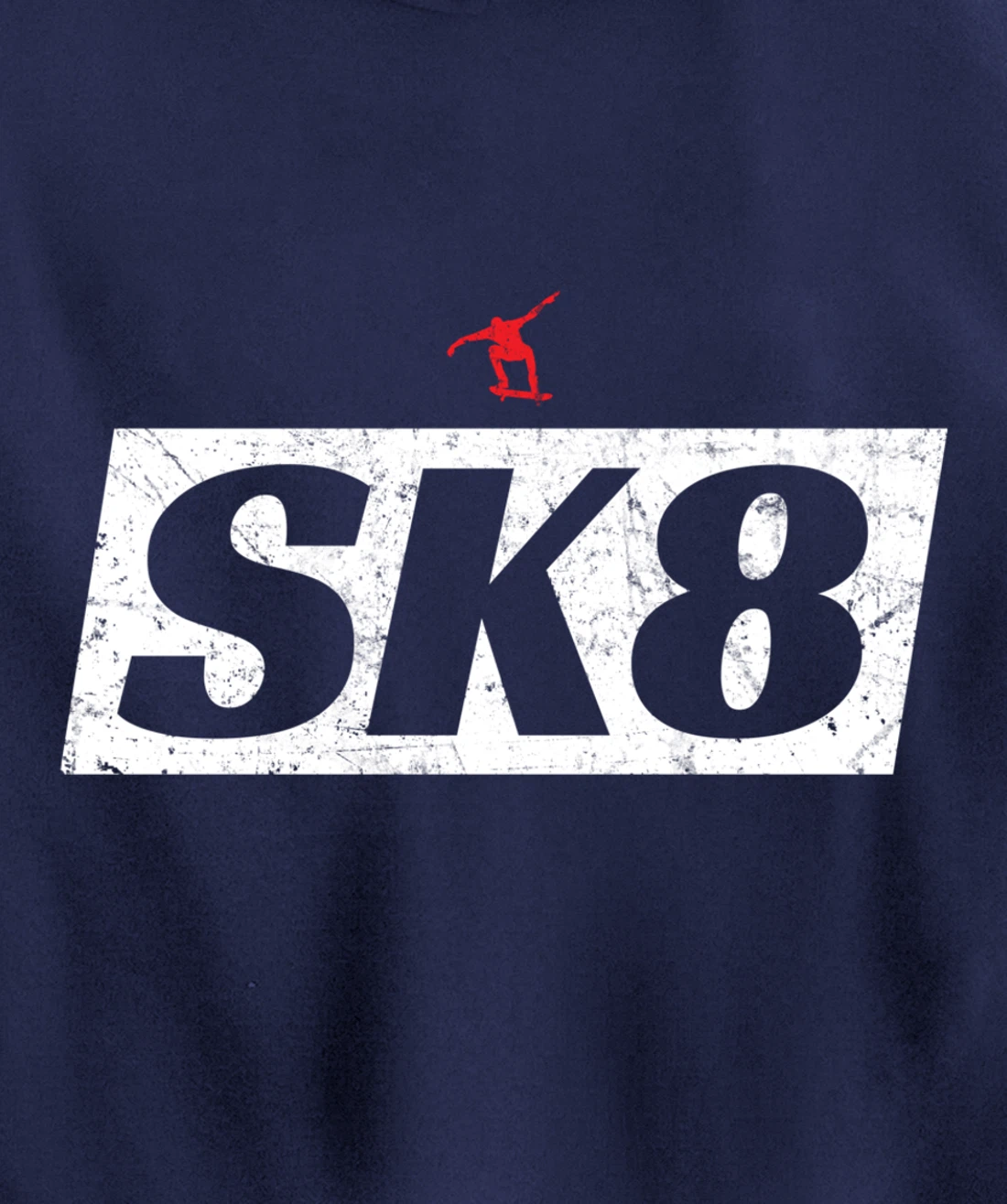 SK8 Skateboarder - Skater Gift Pullover Hoodie
