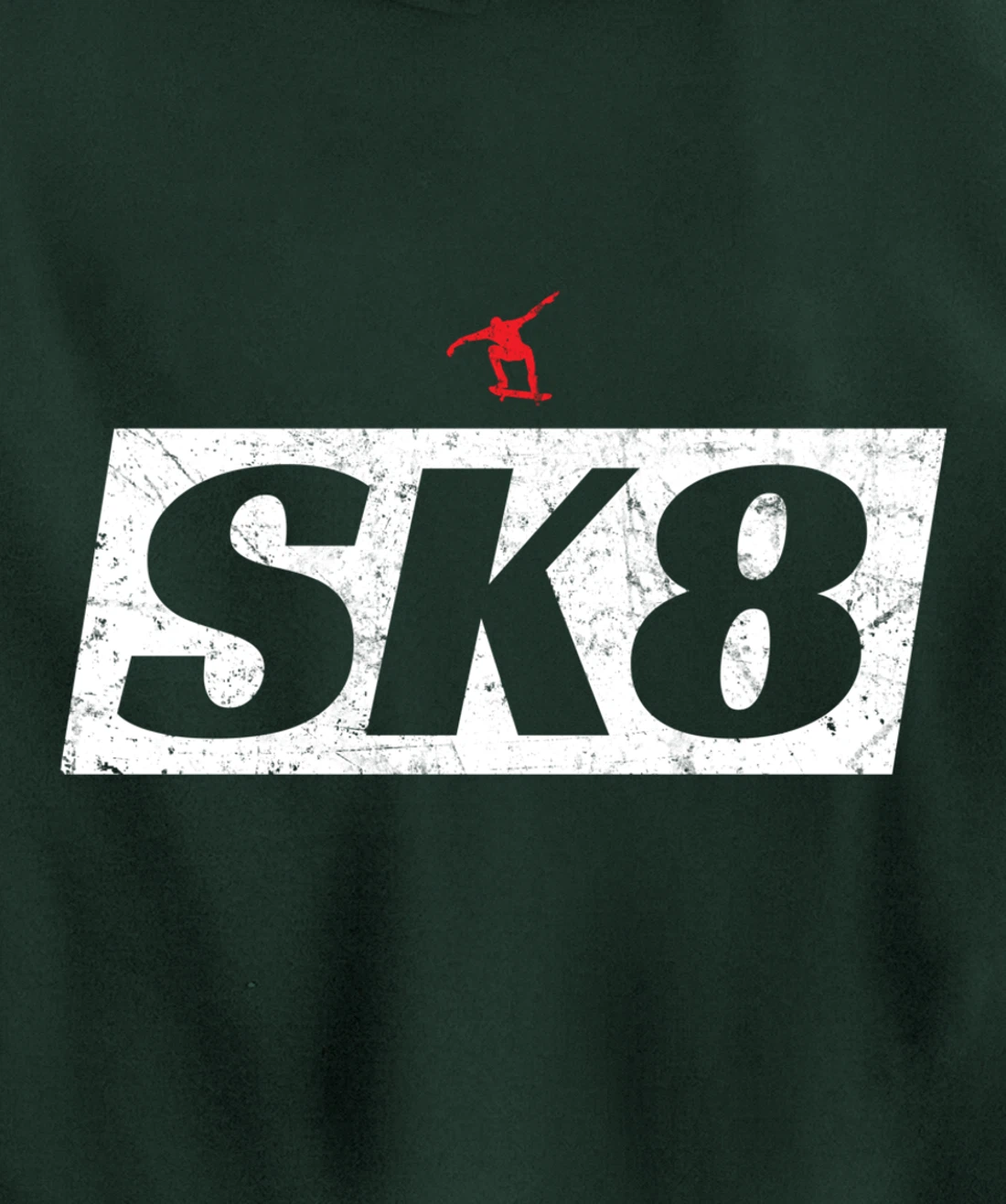 SK8 Skateboarder - Skater Gift Pullover Hoodie
