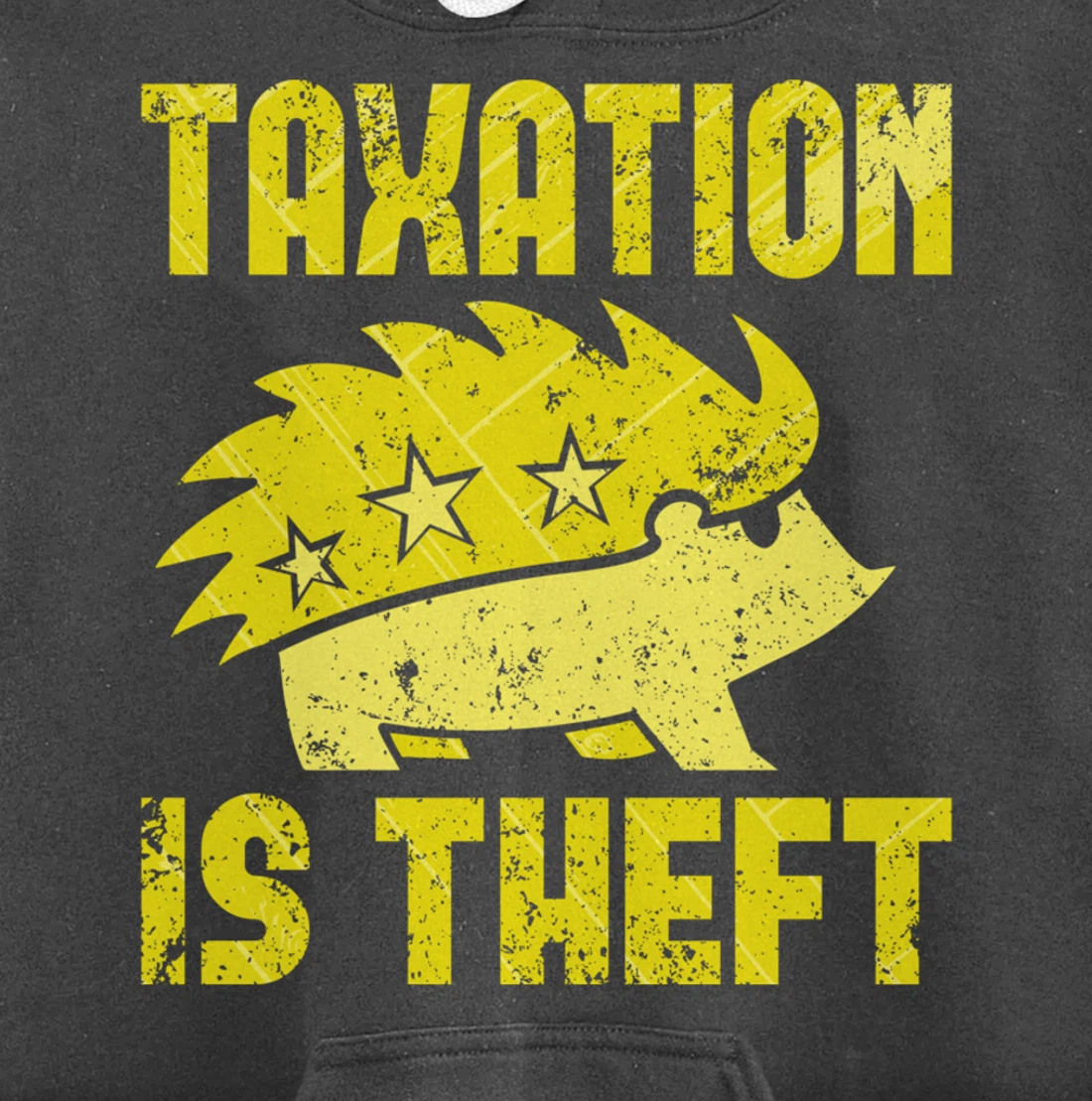 Taxation Is Theft Libertarian Anarcho Capitalism ANCAP Pullover Hoodie