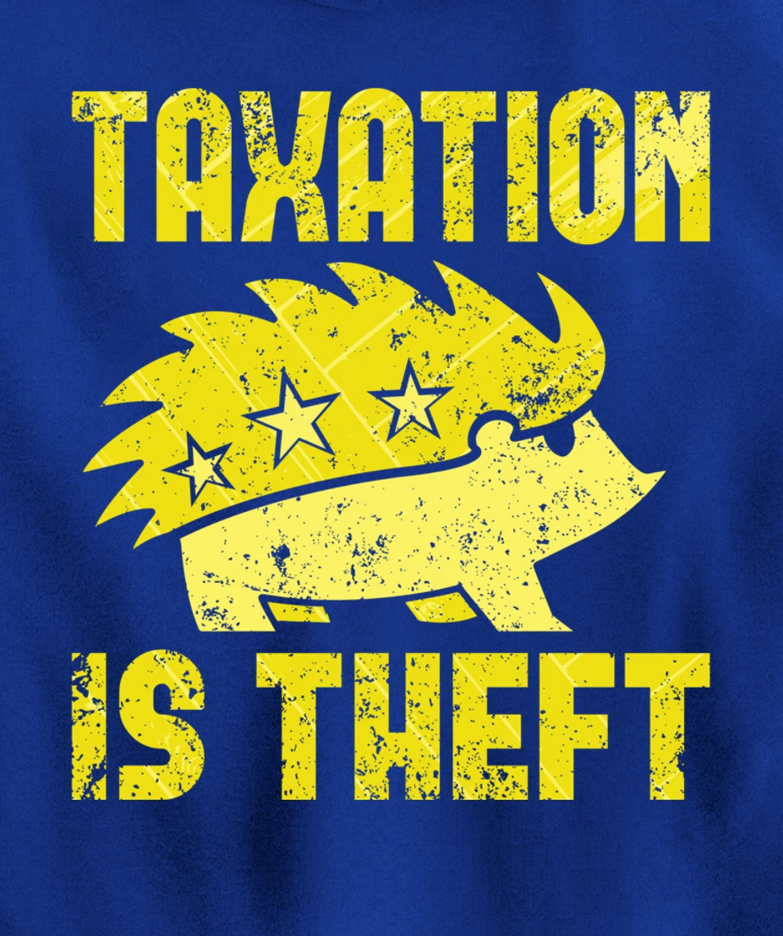 Taxation Is Theft Libertarian Anarcho Capitalism ANCAP Pullover Hoodie