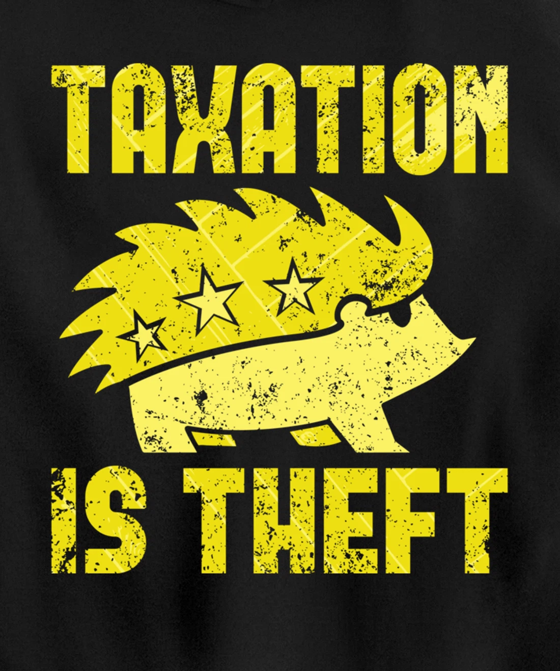 Taxation Is Theft Libertarian Anarcho Capitalism ANCAP Pullover Hoodie