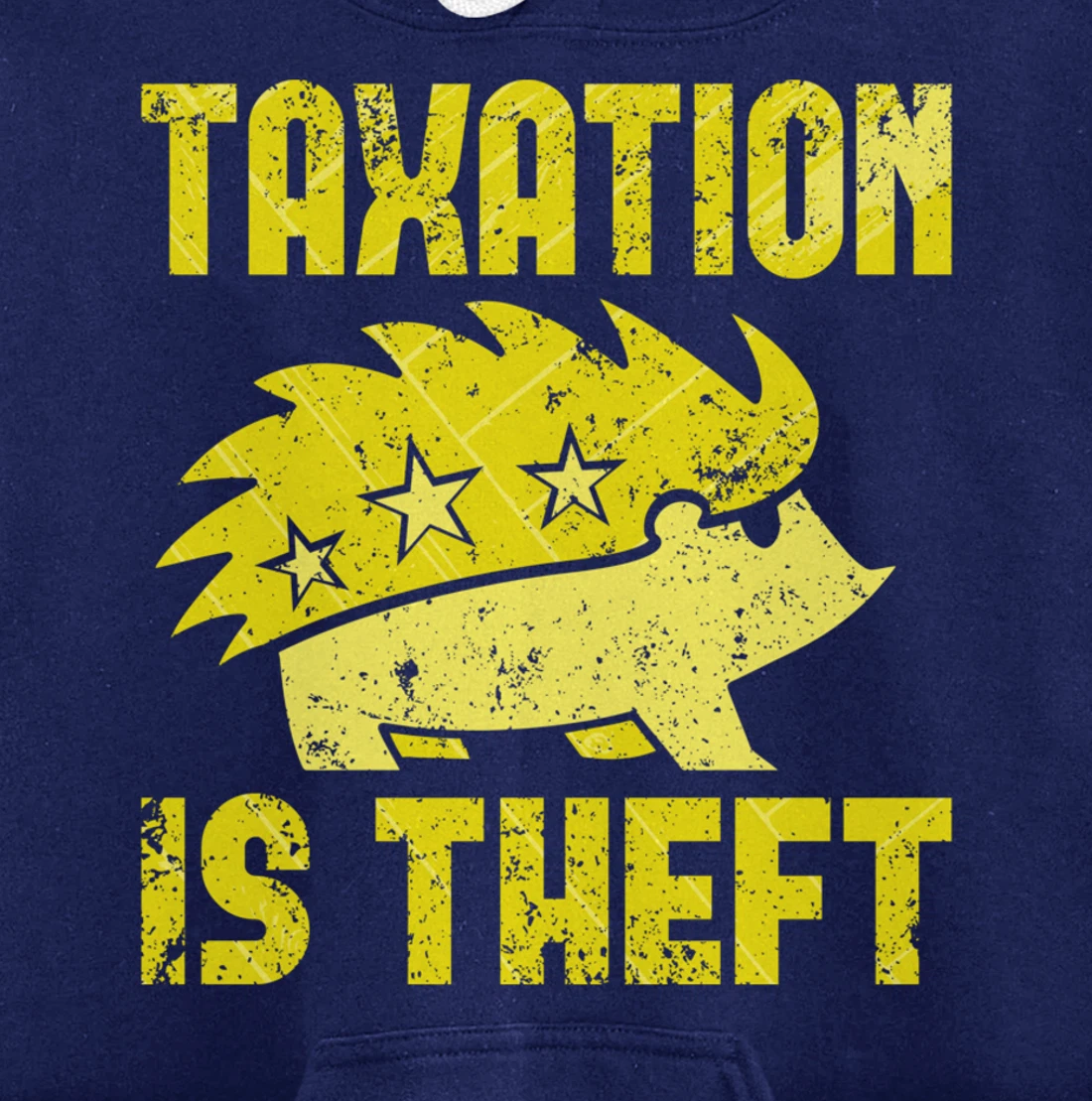 Taxation Is Theft Libertarian Anarcho Capitalism ANCAP Pullover Hoodie