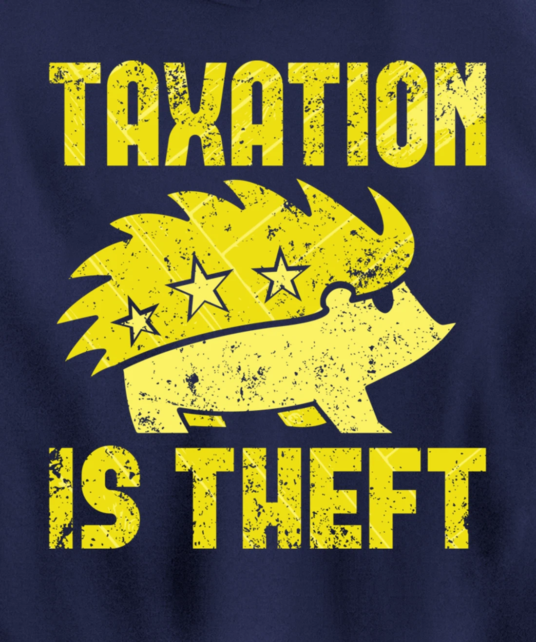 Taxation Is Theft Libertarian Anarcho Capitalism ANCAP Pullover Hoodie