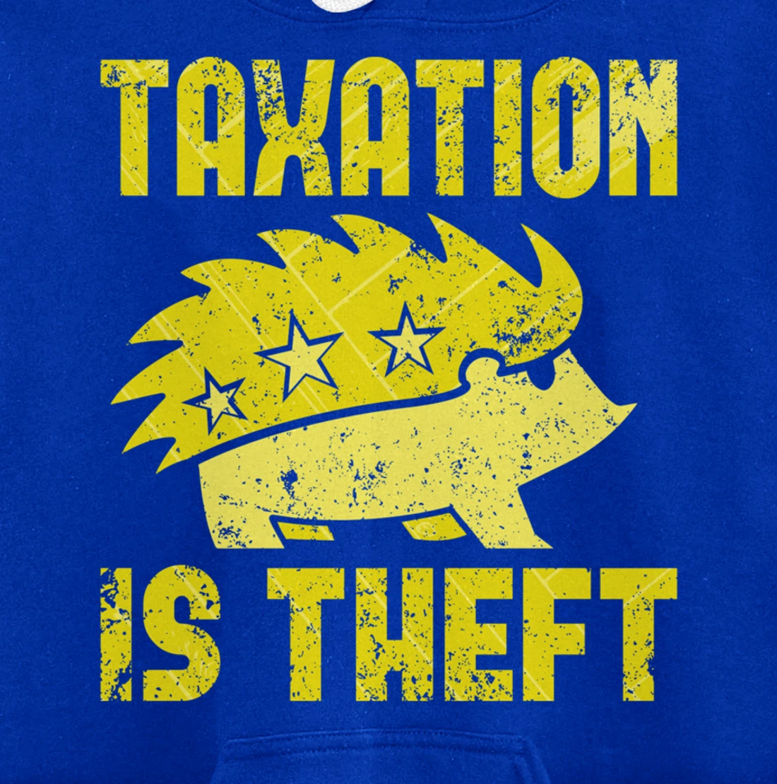 Taxation Is Theft Libertarian Anarcho Capitalism ANCAP Pullover Hoodie