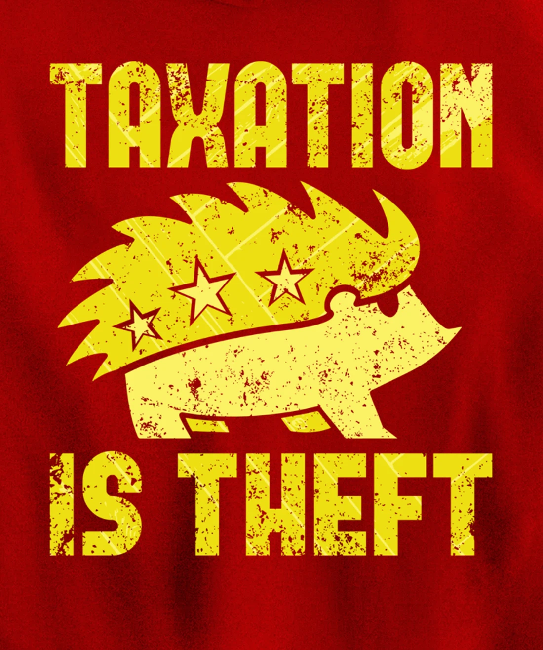 Taxation Is Theft Libertarian Anarcho Capitalism ANCAP Pullover Hoodie