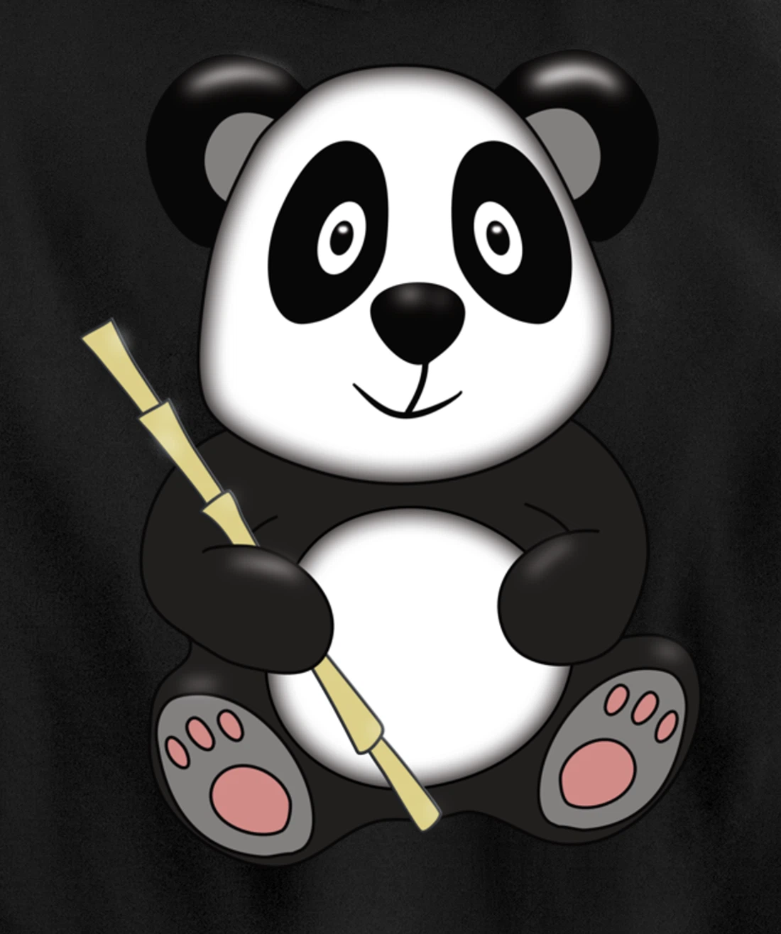 Cute panda gift boys or girls animals Pullover Hoodie