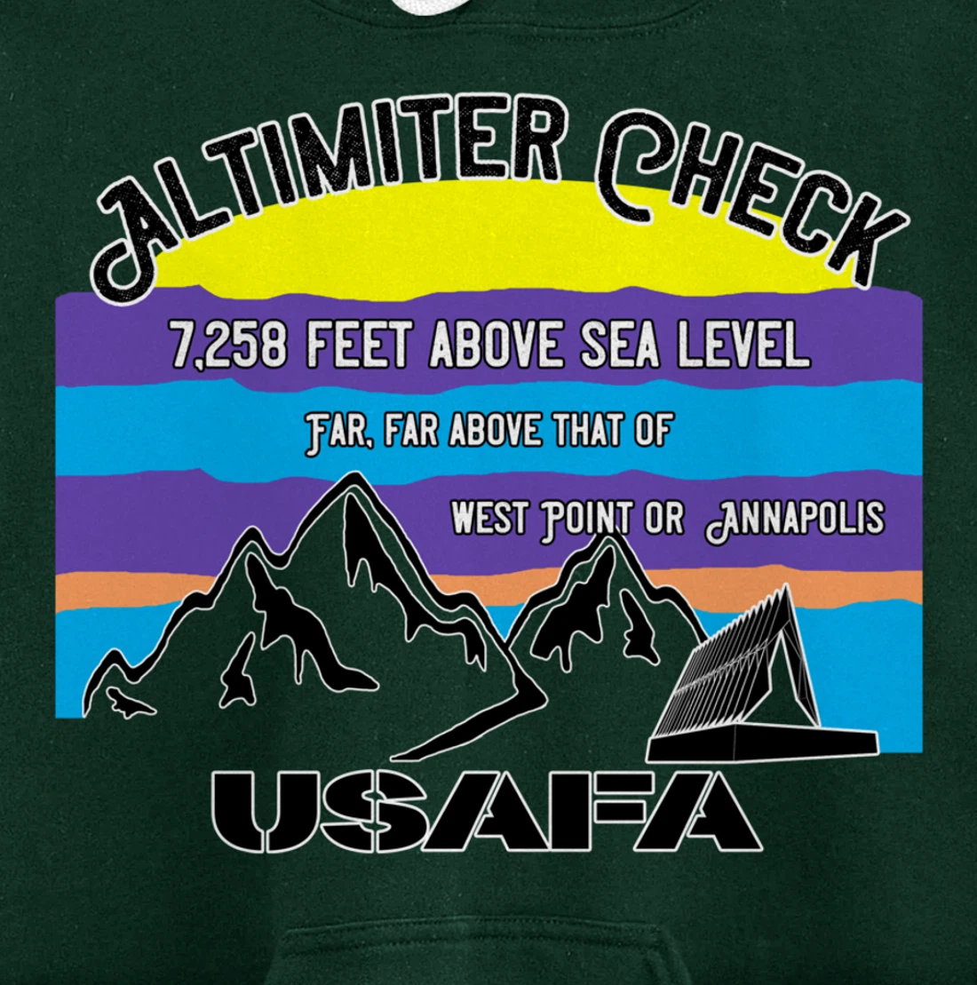 USAFA Altimeter Check Part 2: Far, Far Above All Others Pullover Hoodie