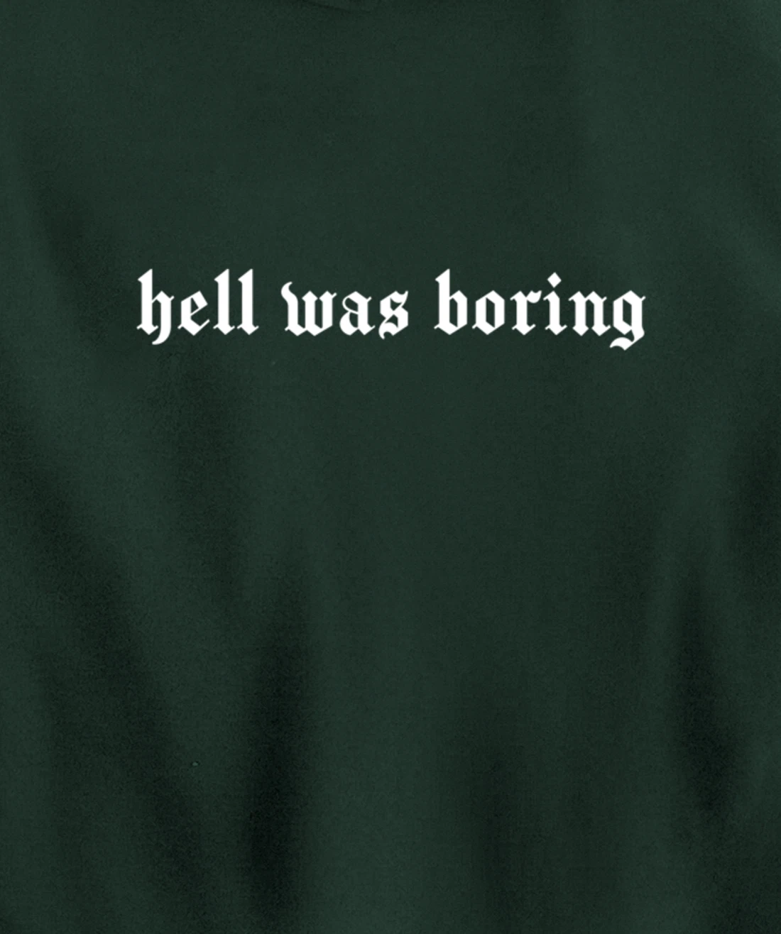 Hell Was Boring - Girl Aesthetic Grunge Pullover Hoodie