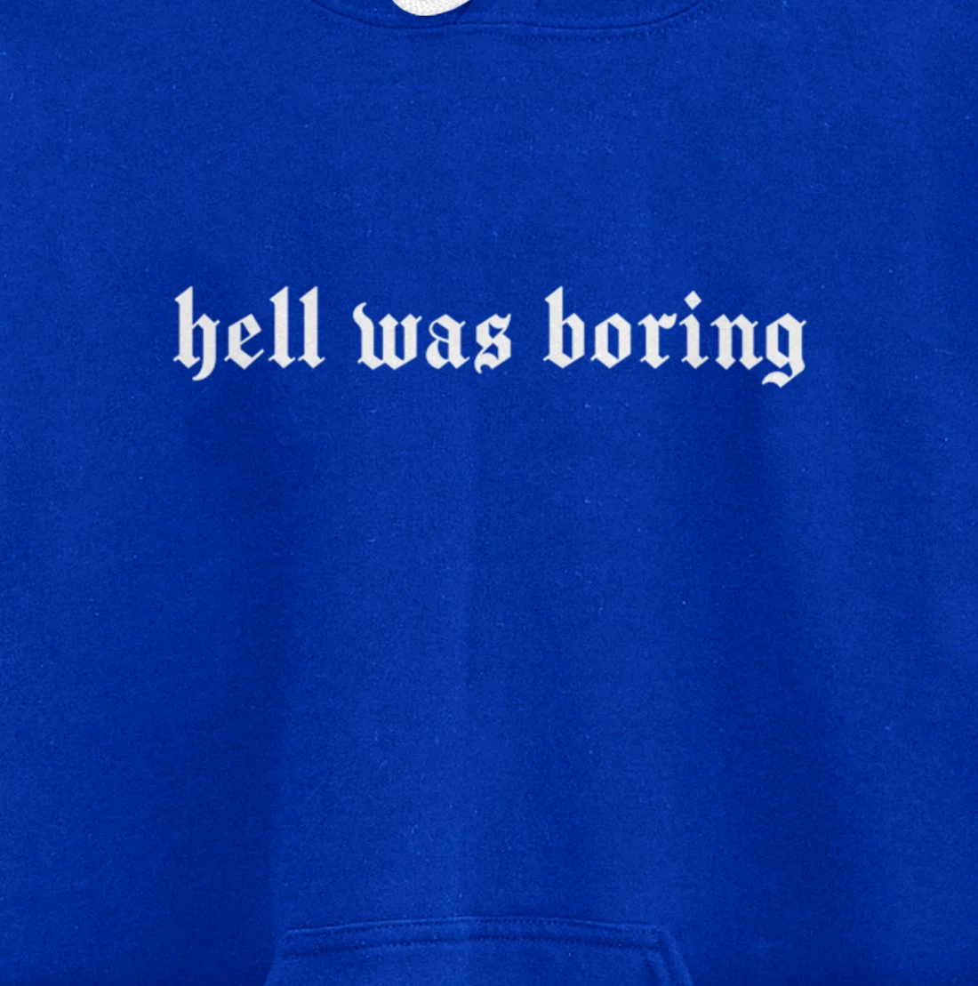 Hell Was Boring - Girl Aesthetic Grunge Pullover Hoodie