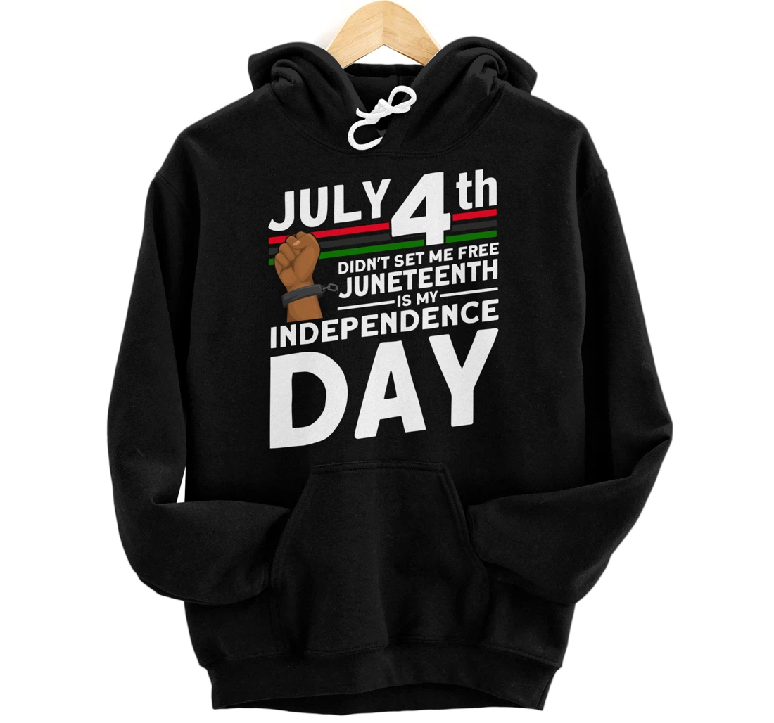Juneteenth Set Me Free Africa Roots Pan-African Pullover Hoodie